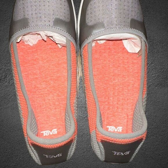 Teva Hydro Life Ballet Flat Women’s Size 9 Shoe Gray Orange 1018310 - Picture 7 of 10